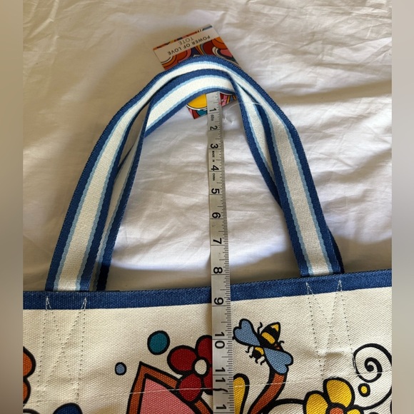 Brighton Power of Love Canvas Tote Bag - Picture 3 of 7